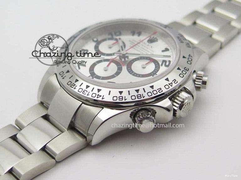 MiroTime 0420 Original Daytona 116509 JF Best Edition Silver Dial On SS Bracelet A 4022